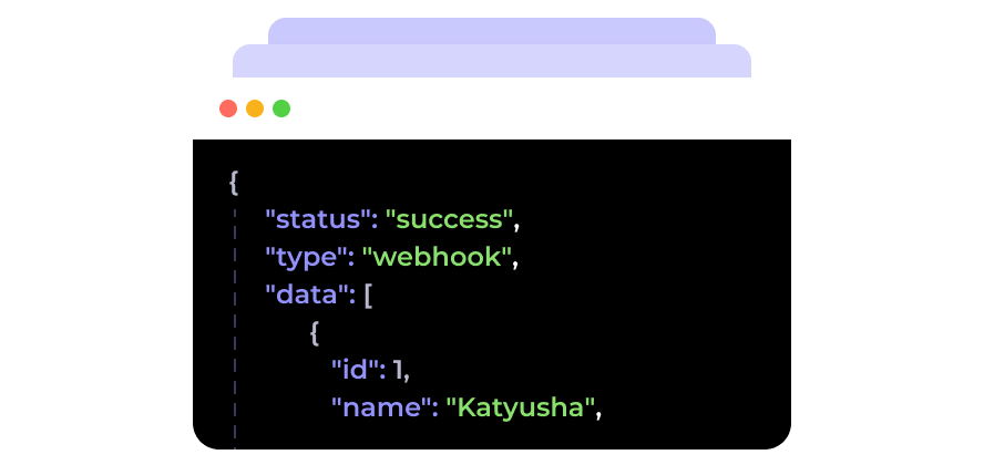 Вебхуки, HTML и CSS-код в форме