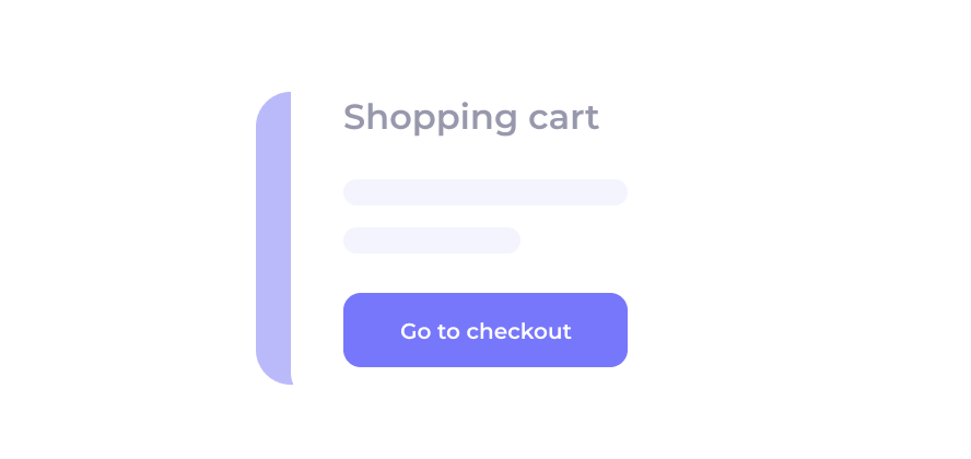 Checkout with online payment options